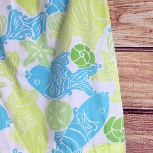Lilly Pulitzer Skirts - Lilly Pulitzer Fish Aqua Blue & Green Print Skirt Lilly Pulitzer Skirts - Lilly Pulitzer Fish Aqua Blue & Green Print Skirt